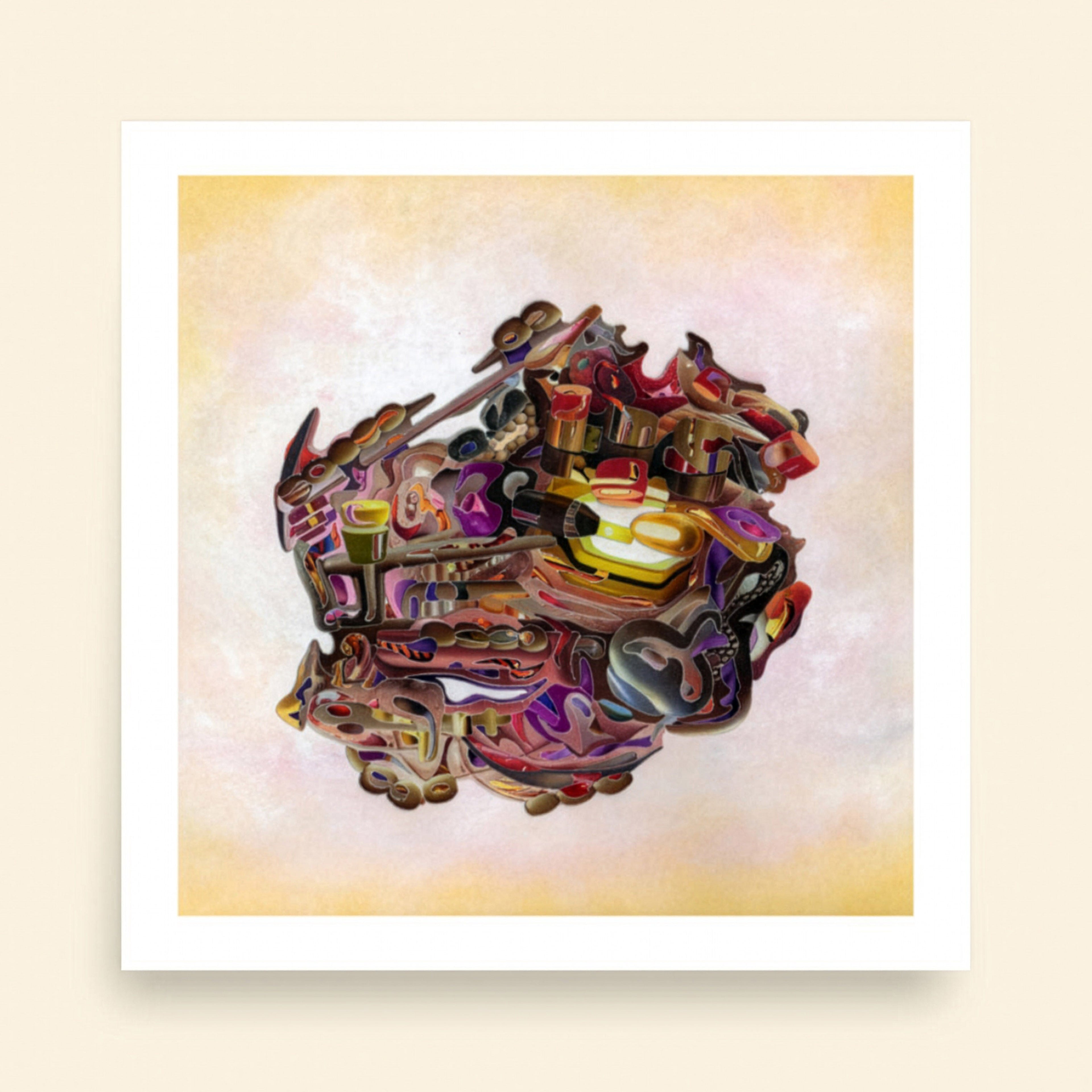 Amorphous Collage Print (Luxury Carnival)